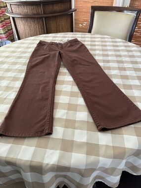 Women’s Brown Wide-Leg Jeans — Flared Casual Style